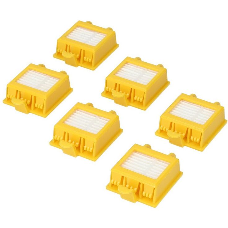 McFilter Saugroboter Zubehör-Set (Filter) iRobot Roomba, Zubehör für 700 Serie, Filterzubehör, 6x Filter