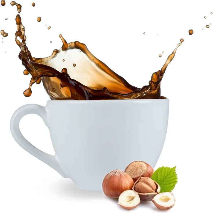 Kaffee mit Haselnuss Geschmack - Abpackung: 10 x 1 kg