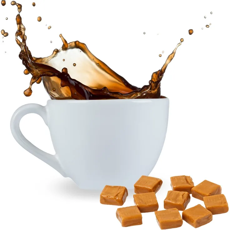 Kaffee mit Toffee Geschmack - Abpackung: 10 x 1 kg