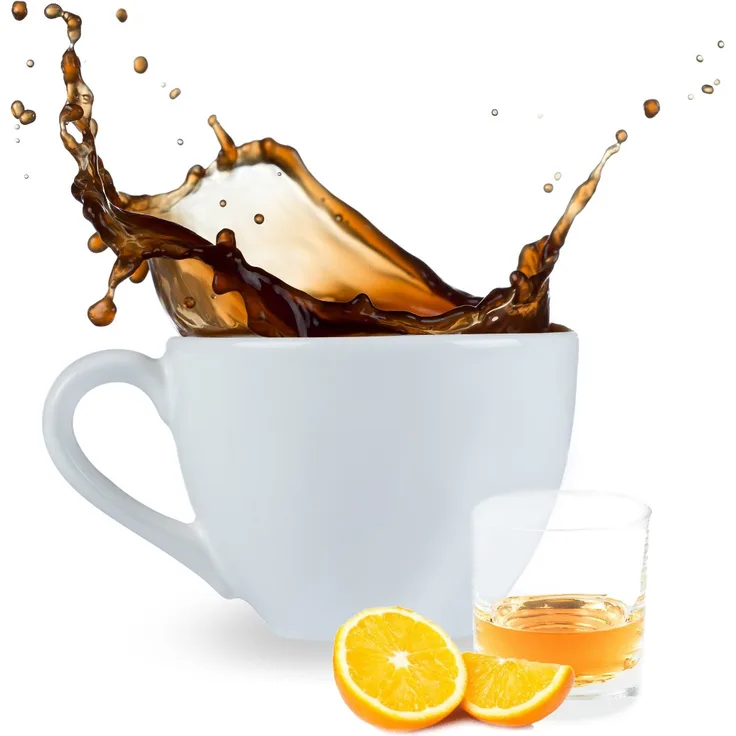 Kaffee mit Rum Orange Geschmack - Abpackung: 500 g