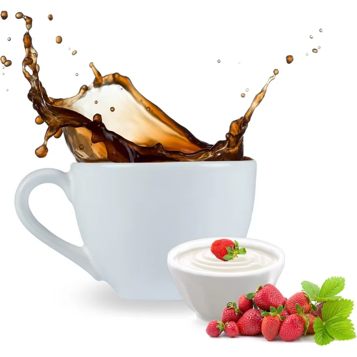 Kaffee mit Erdbeerjoghurt Geschmack - Abpackung: 200 g