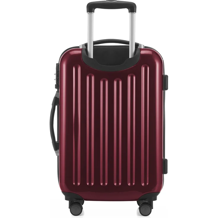 Hauptstadtkoffer Alex Handgepäck Hartschalenkoffer Kabinen Gepäck für jede Airline, 4 Rollen, Erweiterbar, 55 cm, 42 Liter TSA Zahlenschloss, Burgund – Bild 4