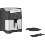 Tefal EY801D Easy Fry & Grill XXL Flexcook Heißluftfritteuse, ohne Fett, 1700 Watt, 6,5 Liter, Thermostat, Touch, 60 Minuten Timer, Abschaltautomatik, Edelstahl-Schwarz