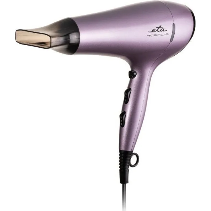 ETA ETA431990000 Rosalia Haartrockner, 2200 W, 3 Temperaturstufen, Ionen-Funktion, Difussor, pink