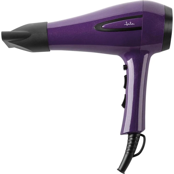 Jata JBSC1065 Haartrockner, 2200 Watt, Luftdiffusor, Überhitzungsschutz, Integrierte unabhängige Griffe, abnehmbarer Filter, 3 Geschwindigkeitsstufe, violett