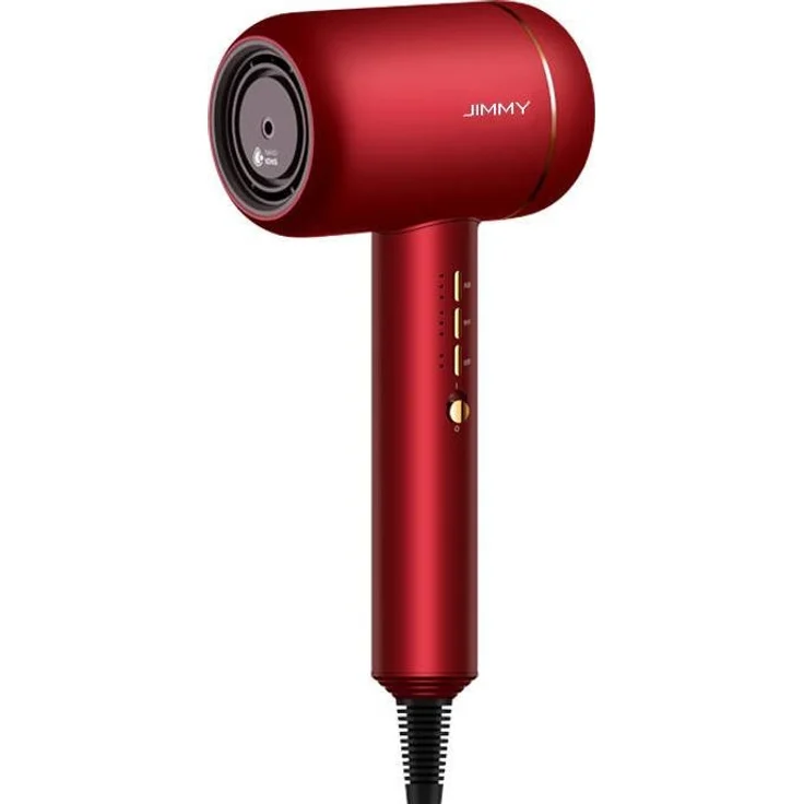 Jimmy F6 Ruby Red Max Air Spee Haartrockner, 1800 Watt, Überhitzungsschutz, Thermo-Sensor-Technologie, rot – Bild 1