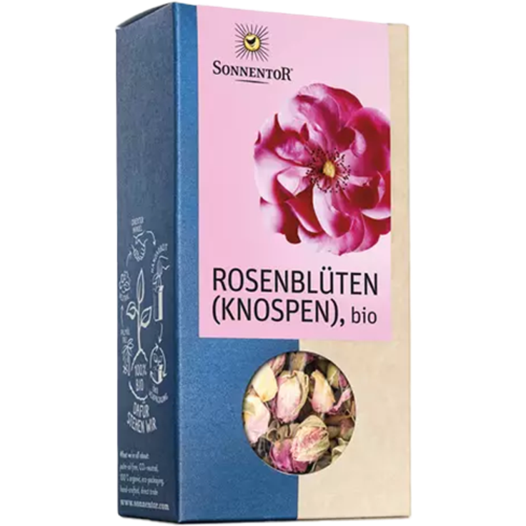 Sonnentor "Rosenblüten (Knospen)" Bio-Tee, 30g loser Tee