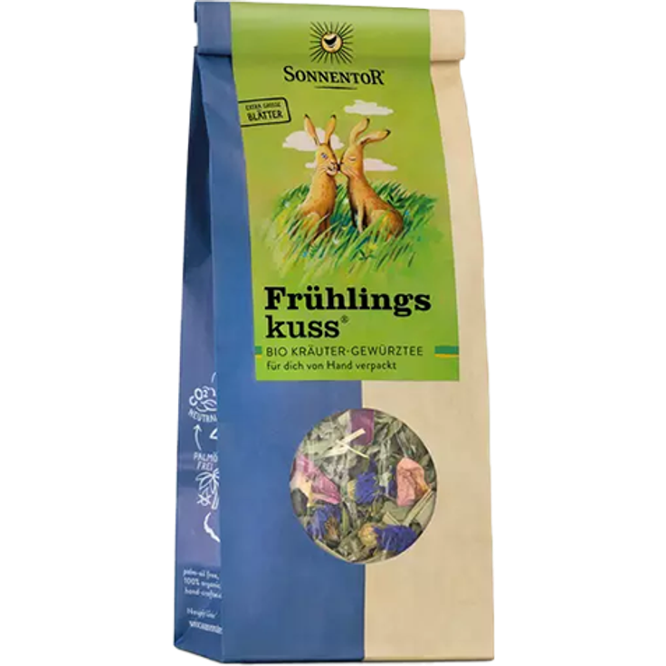 Sonnentor "Frühlingskuss" Bio-Kräuter-Gewürztee, 80g loser Tee