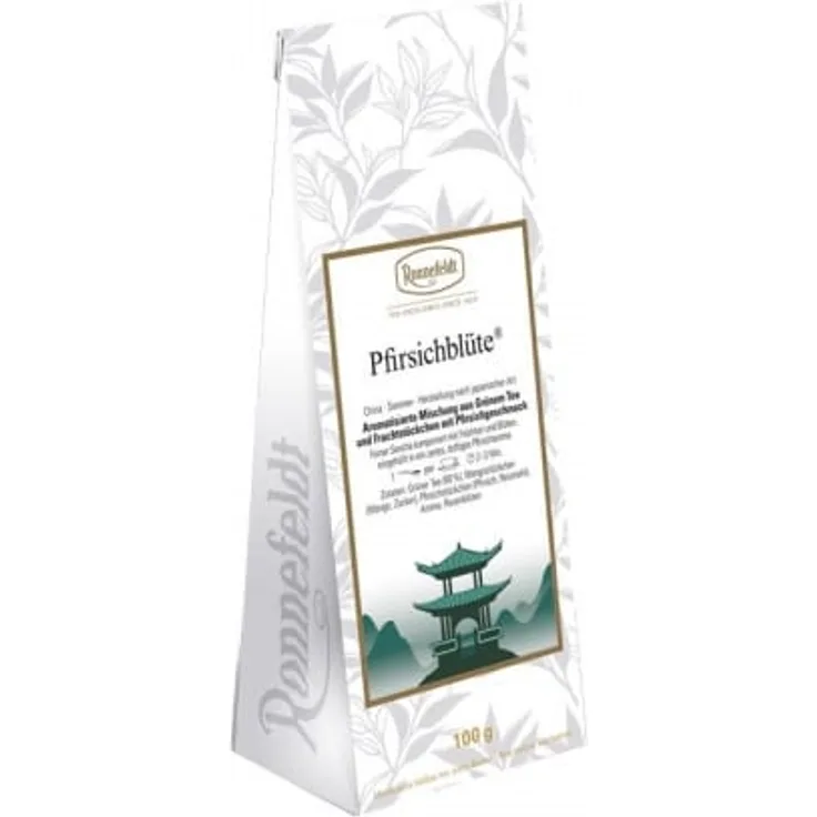 Pfirsichblüte aromatisierter grüner Tee 100g