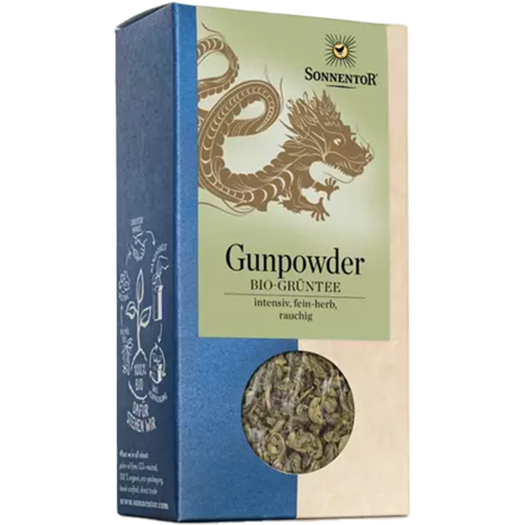 Sonnentor "Gunpowder" Bio-Grüntee, 100g loser Tee