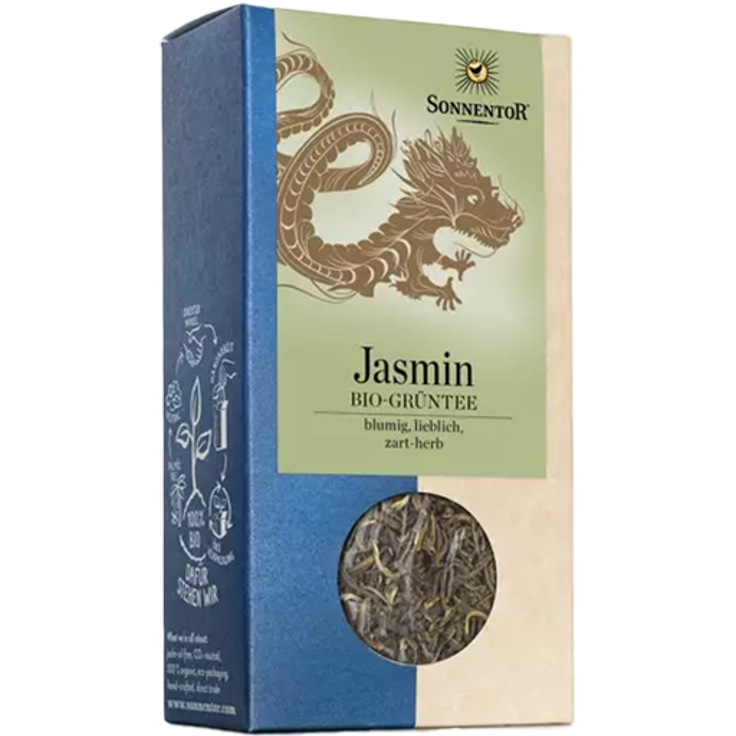 Sonnentor "Jasmin" Bio-Grüntee, 100g loser Tee