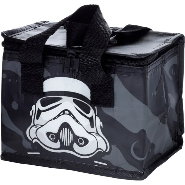 Puckator The Original Stormtrooper schwarz recycelte Plastikflasche RPET wiederverwendbare Kühltasche Lunch Box