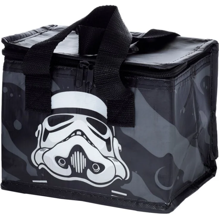 Puckator The Original Stormtrooper schwarz recycelte Plastikflasche RPET wiederverwendbare Kühltasche Lunch Box