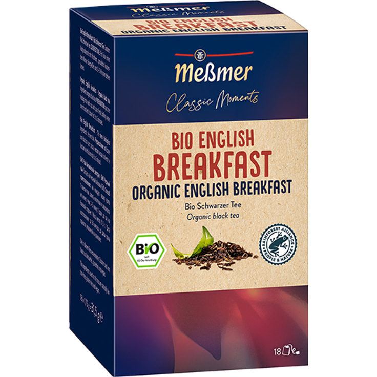 Meßmer Bio Classic Moments English Breakfast, 18 Teebeutel