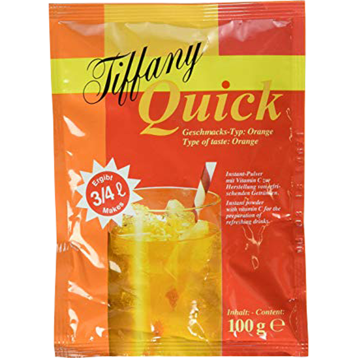 Tiffany Quick Instant Pulver Orange, 100g