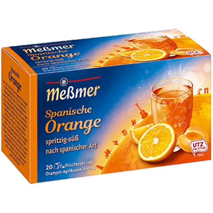 Meßmer Spanische Orange nach spanischer Art 20 Doppelkammerbeutel 50g