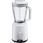 Braun JB 1050 WH Standmixer, 600 Watt, 1,25 Liter, Puls-Funktion, Eis-Crusher, 2 Geschwindigkeiten, weiß