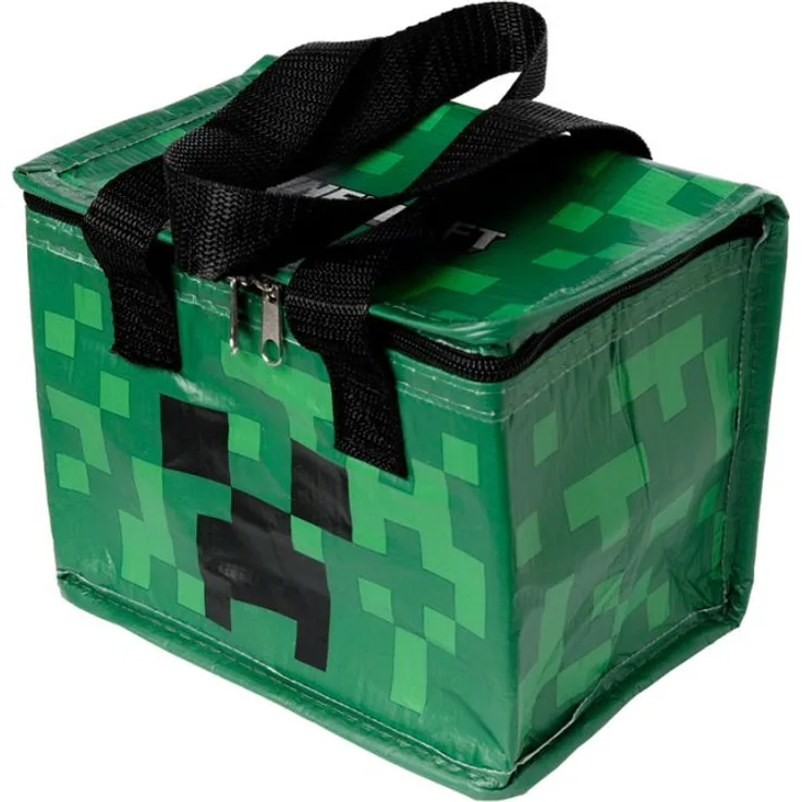 Minecraft Creeper wiederverwendbare Kühltasche, Lunchtasche
