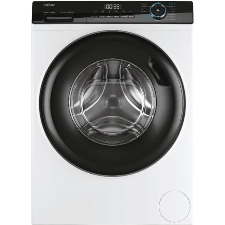 Haier HW90-BP14939, Frontlader-Waschmaschine, A, Fassungsvermögen 9 kg, Standgerät, Breite 59 cm, weiß