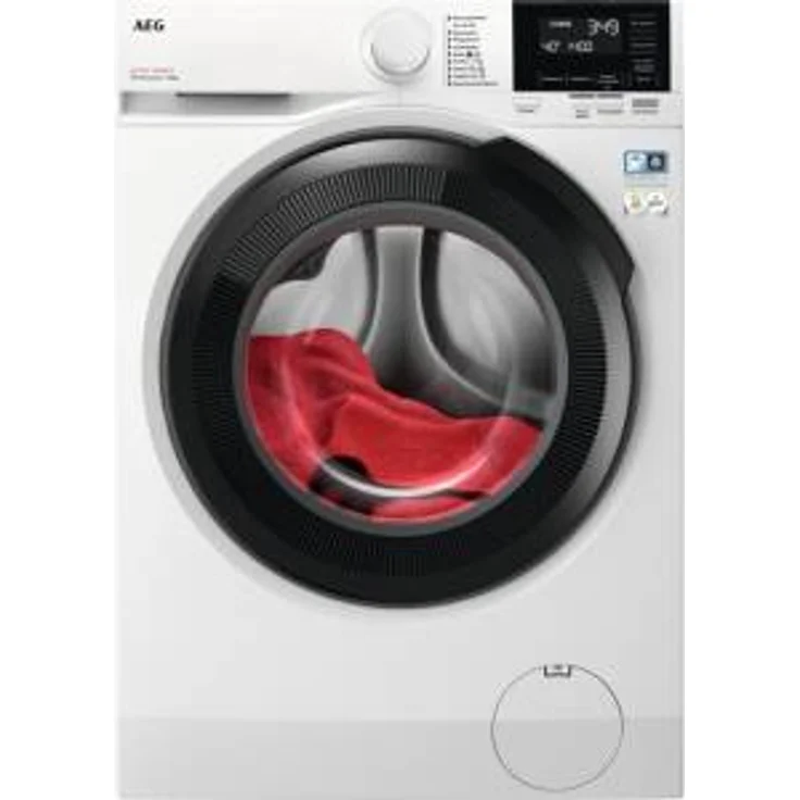 AEG LR7G60487, Frontlader-Waschmaschine, A, Fassungsvermögen 8 kg, Standgerät, Breite 60 cm, weiß – Bild 1