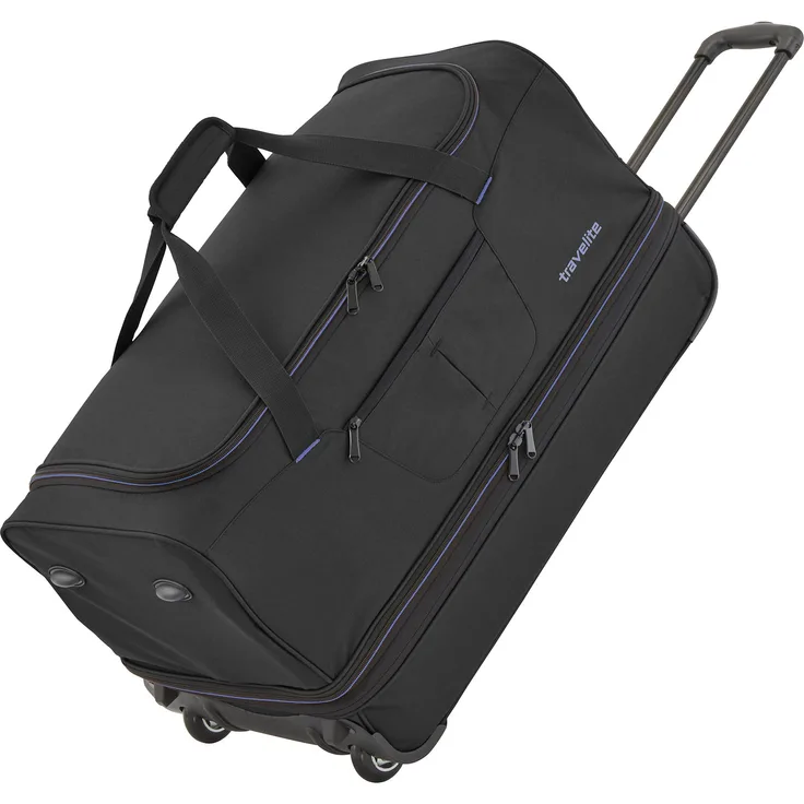 travelite Basics Trolley Reisetasche, 55 cm, 2 Rollen erweiterbar