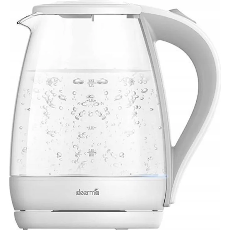 Deerma SH30W Wasserkocher, 1800 Watt, 1,7 Liter, Wasserstandsanzeige, weiß