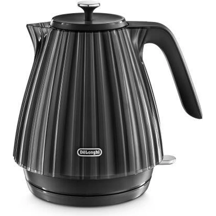 De’Longhi KBD2001.BK Wasserkocher, 1,7 Liter, 2000 W, Wasserstandsanzeige, Kunststoff, schwarz