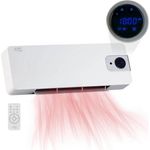 Sichler Keramikheizlüfter Keramik Wandheizlüfter LV-820.w mit digitalem Thermostat, Oszillation, 2.000 W, Heizlüfter - Preisvergleich