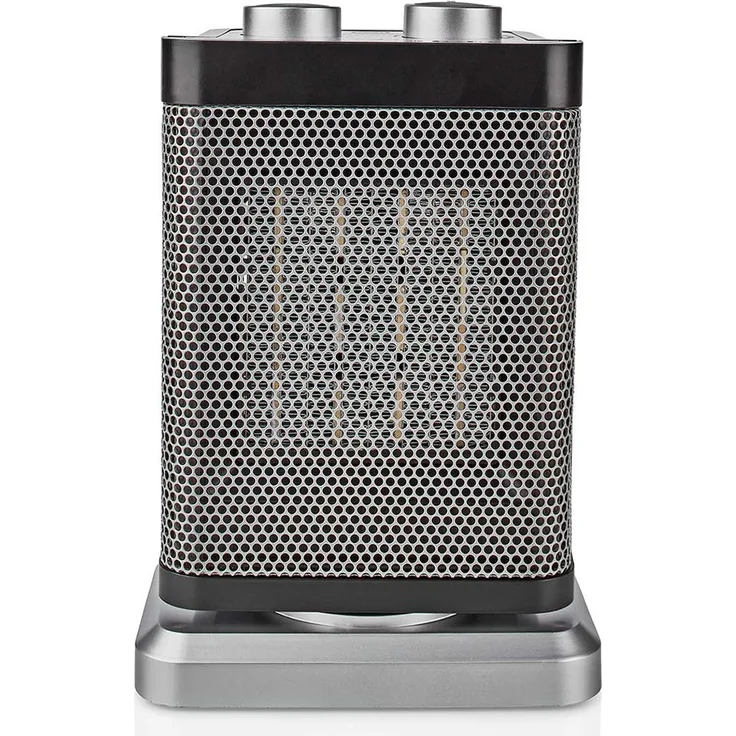 Nedis HTFA17GY Keramik-Heizlüfter HTFA17GY 15m² Grau, Schwarz, Heizlüfter