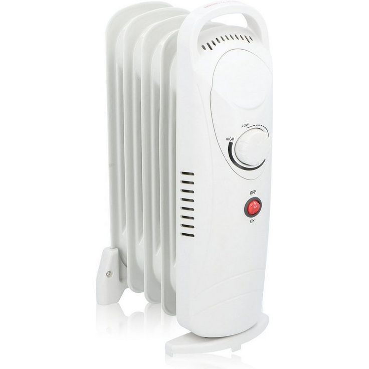 Alpina Ölradiator Alpina Elektroheizung 650W Ölradiator Heizung weiß 5 Rippen, Radiator