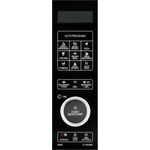 Sharp YC-QG204AEB Mikrowelle mit Grill, Standgerät, 20 Liter Garraum, 800 Watt, Drehregler, silber, schwarz