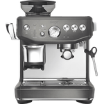 Sage SES876 BST the Barista Express Impress Siebträgermaschine mit Mahlwerk 15 bar, PID-Temperaturregelung, schwarzer Edelstahl