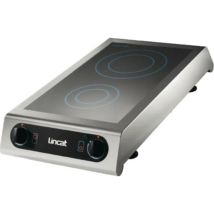 Lincat IH21 Induktionskochplatte, Betriebsart elektrisch, 2 Zonen, Breite 35 cm, edelstahl