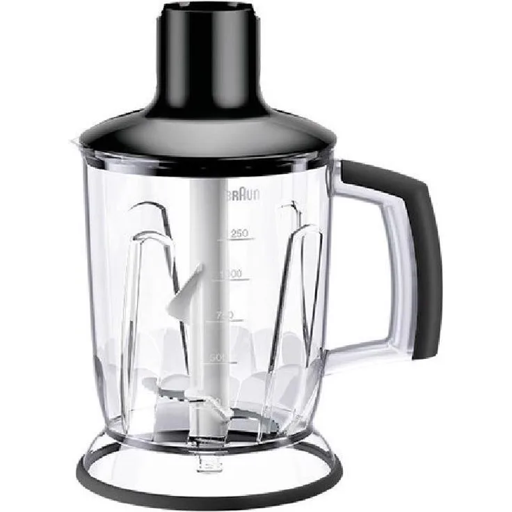 Braun MQS 601 Zerkleinerer-/Mixer-Aufsatz (1,25 l) Schwarz