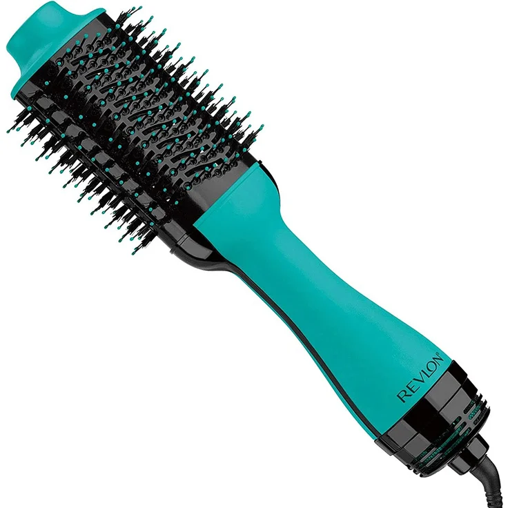 Revlon RVDR5222TE Salon One-Step Aquamarin Warmluftbürste, 1160 Watt, Kaltstufe, Ionen-Technologie, türkis – Bild 1