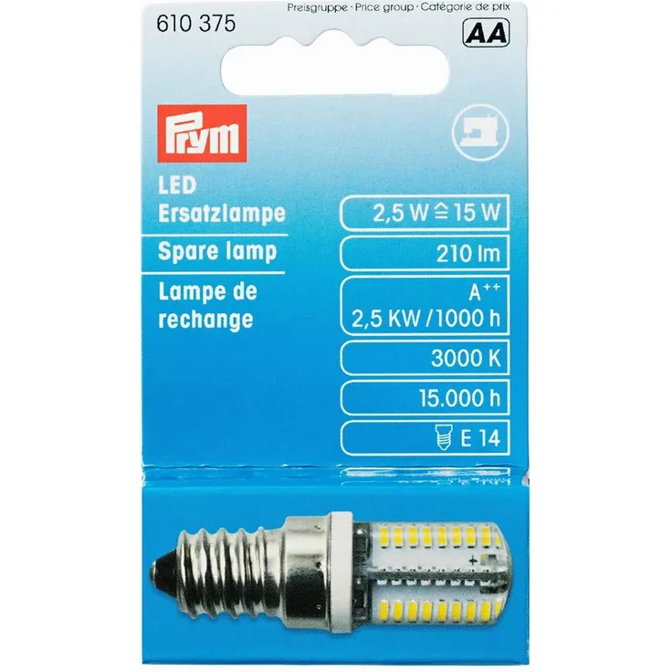 Prym LED Ersatzlampe für Nähmaschine Schraub
