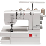 Elna eXtend Easycover V.2 neue Version Coverlock-Nähmaschine, weiß
