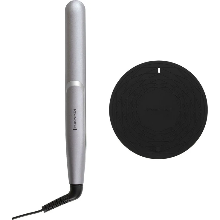 Remington S9880 PROluxe You Glätteisen, bis 230 °C, Memory-Funktion, digitale Temperatureinstellung, LCD Display, StyleAdapt-Technologie, silber – Bild 1