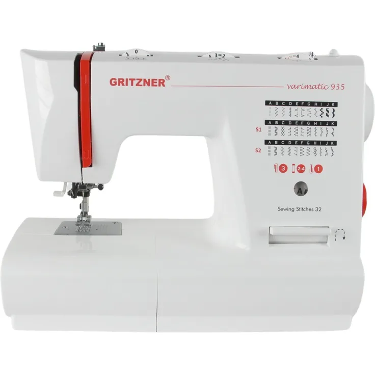 GRITZNER varimatic 935 IDT Freiarm-Nähmaschine, weiß