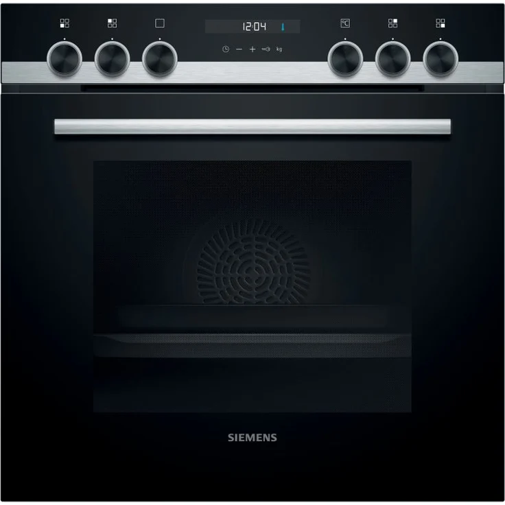 Siemens iQ300 EQ521KB10 Herdset, inklusive Glaskeramikkochfeld, Einbaugerät, Energieeffizienzklasse A, Volumen 71 l, Breite 59,4 cm, groß (ab 65 l), 4 Zonen, edelstahl – Bild 1