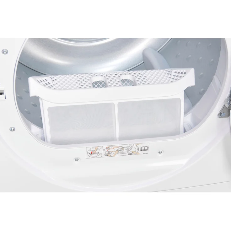 Exquisit TK810-060 weiss, Wärmepumpentrockner, B, Fassungsvermögen 8 kg, Standgerät, Breite 59,6 cm – Bild 9