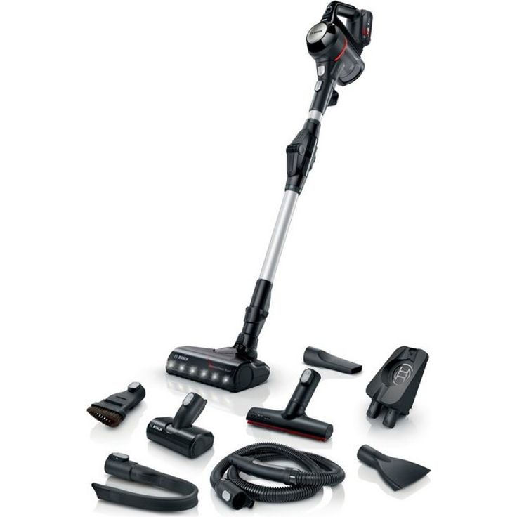 Bosch Unlimited Serie 7 BKS711XXL Handstaubsauger, 40 min Akkubetrieb, Akkuwechsel-Option, knickbares Rohr, schwarz-silber – Bild 4