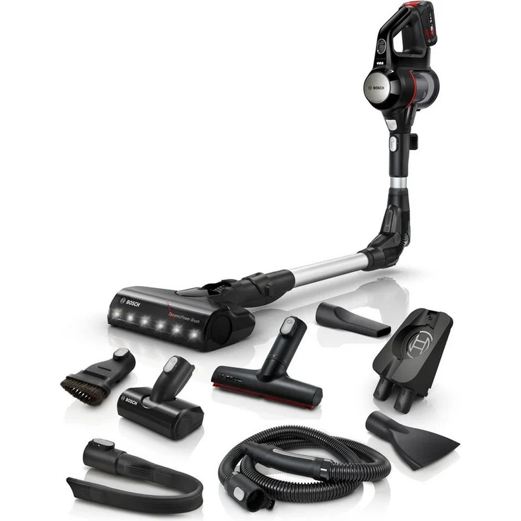 Bosch Unlimited Serie 7 BKS711XXL Handstaubsauger, 40 min Akkubetrieb, Akkuwechsel-Option, knickbares Rohr, schwarz-silber – Bild 2
