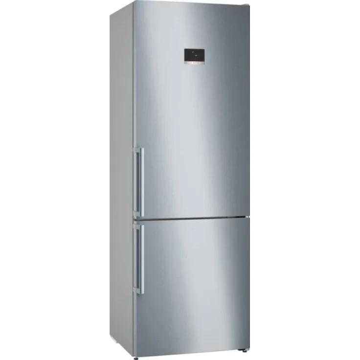 Bosch KGN49AIBT Kühl-Gefrierkombination, freistehend, edelstahl, NoFrost, LED, Schnellkühlen und -gefrieren, 0-Grad-Zone, Breite 70 cm, Energieklasse B – Bild 1