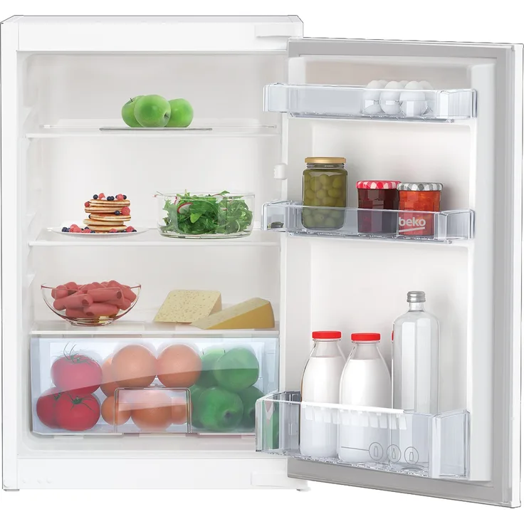 Beko B1804FN Kühlschrank, Einbau, Gemüsefach, Sicherheitsglas, Eierablage, Energieklasse E