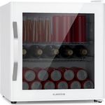 Klarstein Beersafe L Quartz Getränkekühlschrank, freistehend, weiß, 2 Böden, Panoramaglastür, Energieklasse F - Preisvergleich