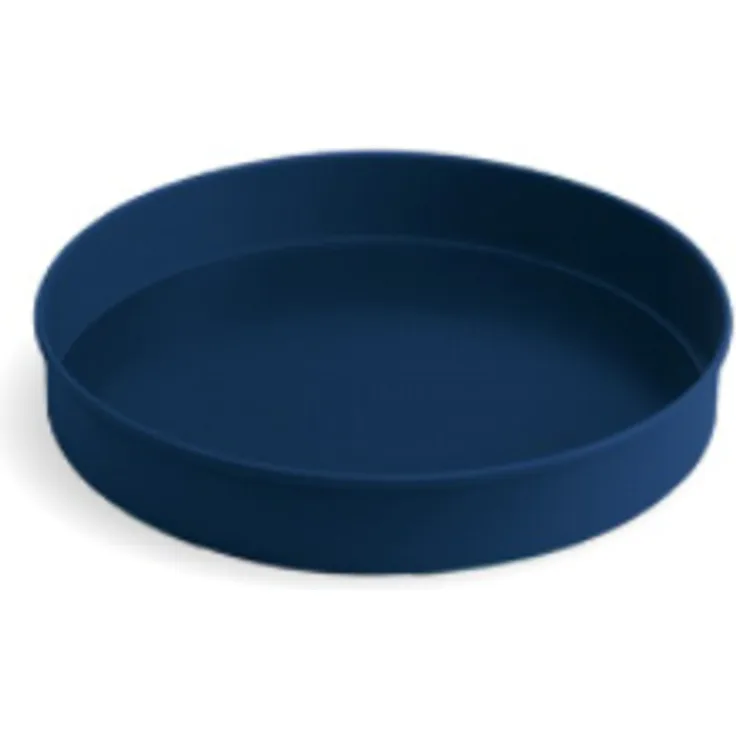 Zyliss E980196 Kuchenform Rund Flache Oberfläche Blau Karbonstahl 230 mm