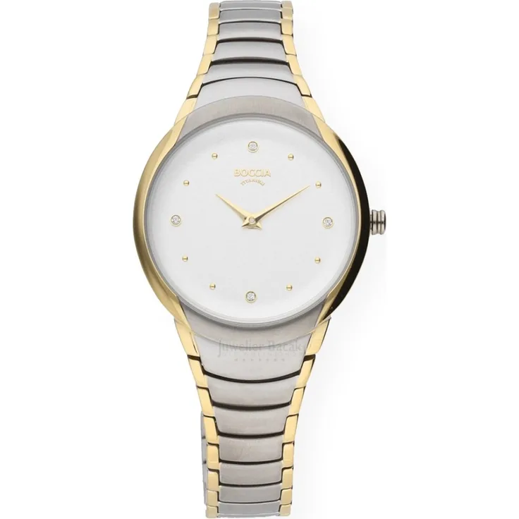 Boccia Damenarmbanduhr Titan Bicolor 3276-10