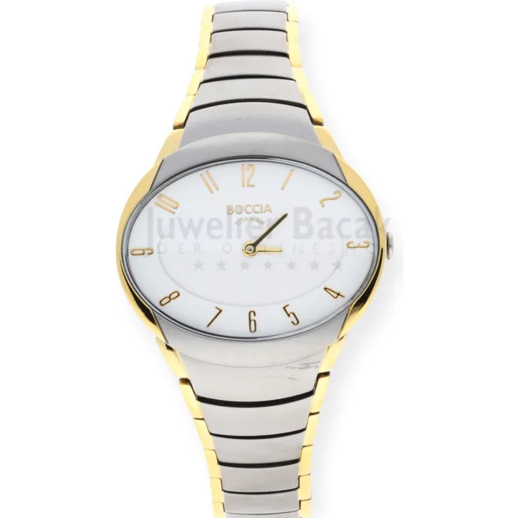 Boccia Damenarmbanduhr Titan 3165-11 teils vergoldet 129