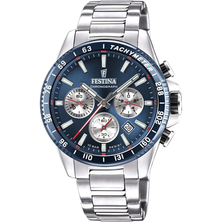 Festina F20560/2 Timeless Chronograph 45mm 10ATM – Bild 1